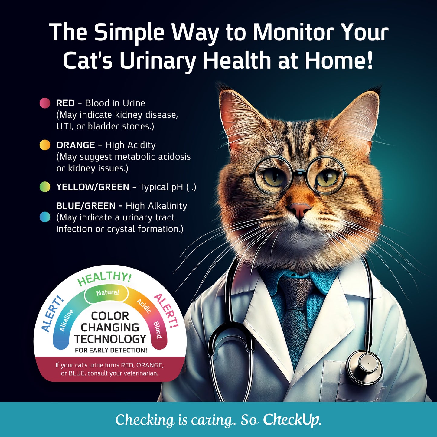 CheckUp Health Indicator Cat Litter