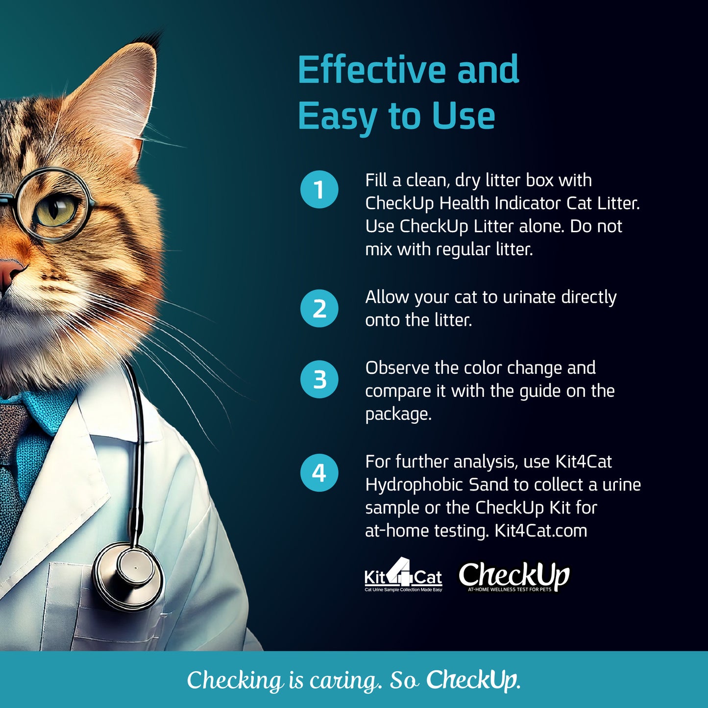 CheckUp Health Indicator Cat Litter