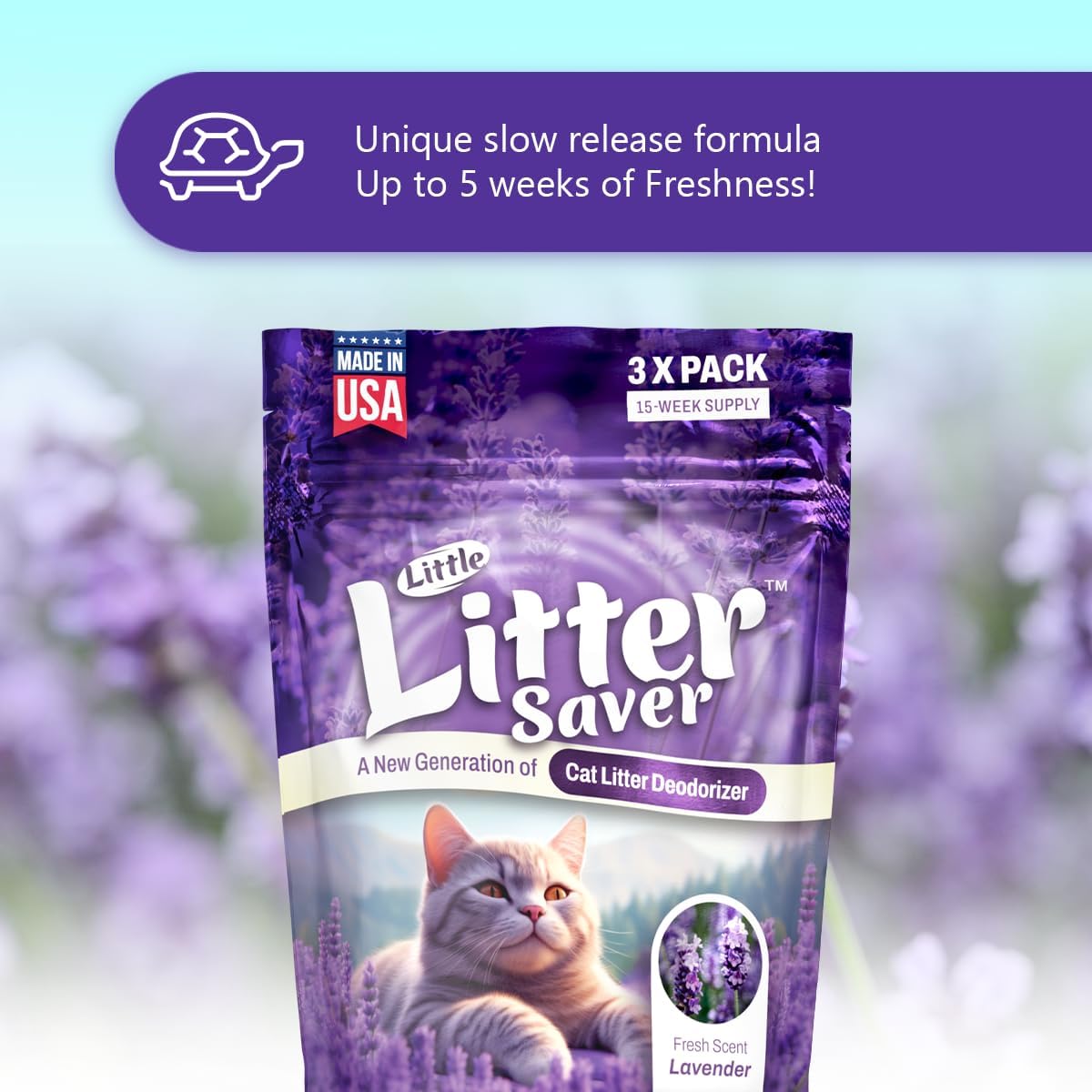 Little Litter Saver | a New Kind of Area Deodorizer for Litter Box