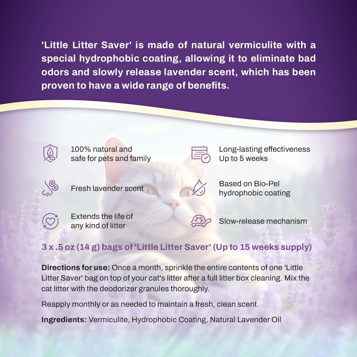 Little Litter Saver | a New Kind of Area Deodorizer for Litter Box