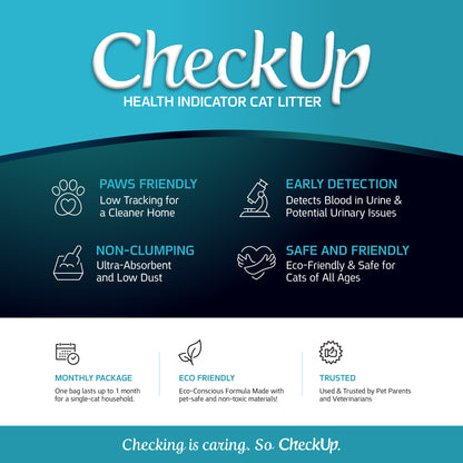 CheckUp Health Indicator Cat Litter