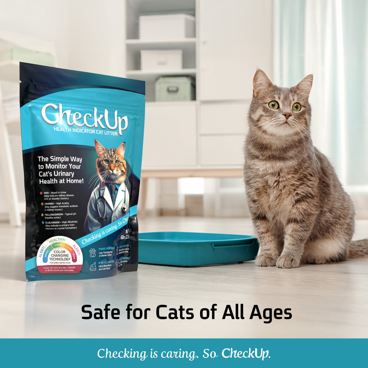 CheckUp Health Indicator Cat Litter