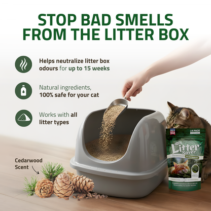 Little Litter Saver | a New Kind of Area Deodorizer for Litter Box